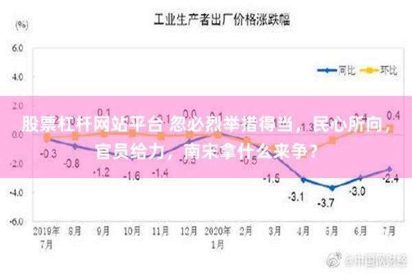 股票杠杆网站平台 忽必烈举措得当，民心所向，官员给力，南宋拿什么来争？