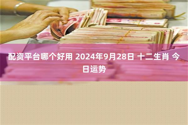 配资平台哪个好用 2024年9月28日 十二生肖 今日运势