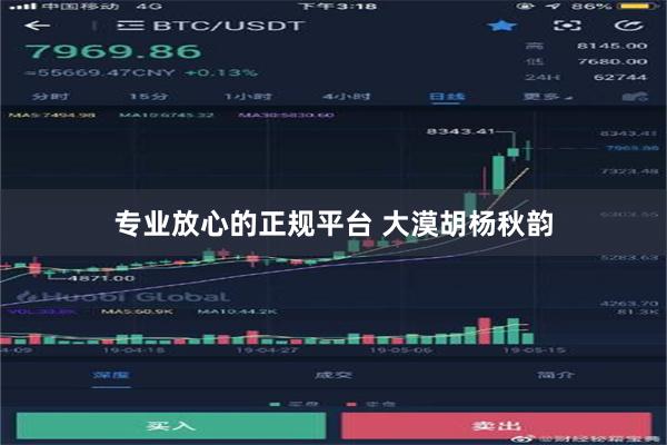 专业放心的正规平台 大漠胡杨秋韵